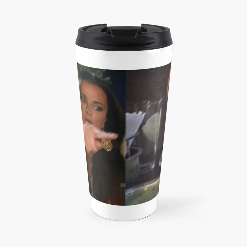 

Woman Yelling At Cat Meme Travel Coffee Mug Original And Funny Cups To Give Away Cute And Different Cups