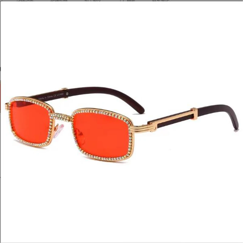 Metallic diamond-encrusted rectangular sunglasses Trend Luxury glasses unisex sunshade color-changing sunscreen durable
Metallic diamond-encrusted rectangular sunglasses Trend Luxury glasses unisex sunshade color-changing sunscreen durable