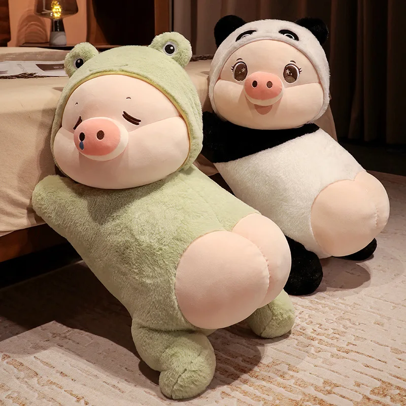 

Creative Cute Sexy Charming Panda Pig Butt Plush Pillow Toys Soft Stuffed Animal Funny Lying Piggy Plushies Cushion Home Decor