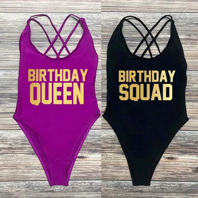 Sexy Birthday Queen One Piece Swimsuit Summer Party Swimwear women Bikini Plus Size Swimsuits Women 2023 maillot de bain femme
Sexy Birthday Queen One Piece Swimsuit Summer Party Swimwear women Bikini Plus Size Swimsuits Women 2023 maillot de bain femme