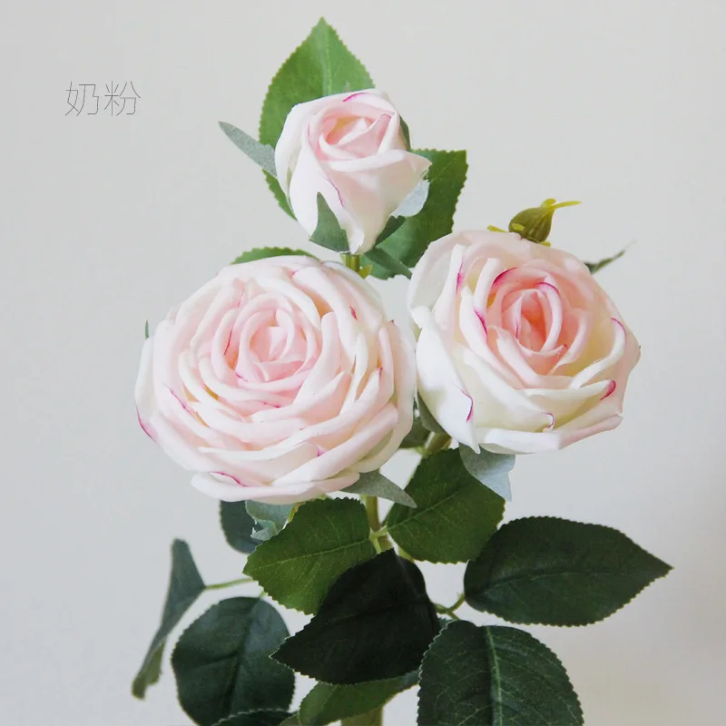 Faux 3Head Feel Latex Rose Moisturizing Real Touch Rose Artificial Flowers Bridal Bouquet Wedding Event Decor Home Fake Flowers
Faux 3Head Feel Latex Rose Moisturizing Real Touch Rose Artificial Flowers Bridal Bouquet Wedding Event Decor Home Fake Flowers