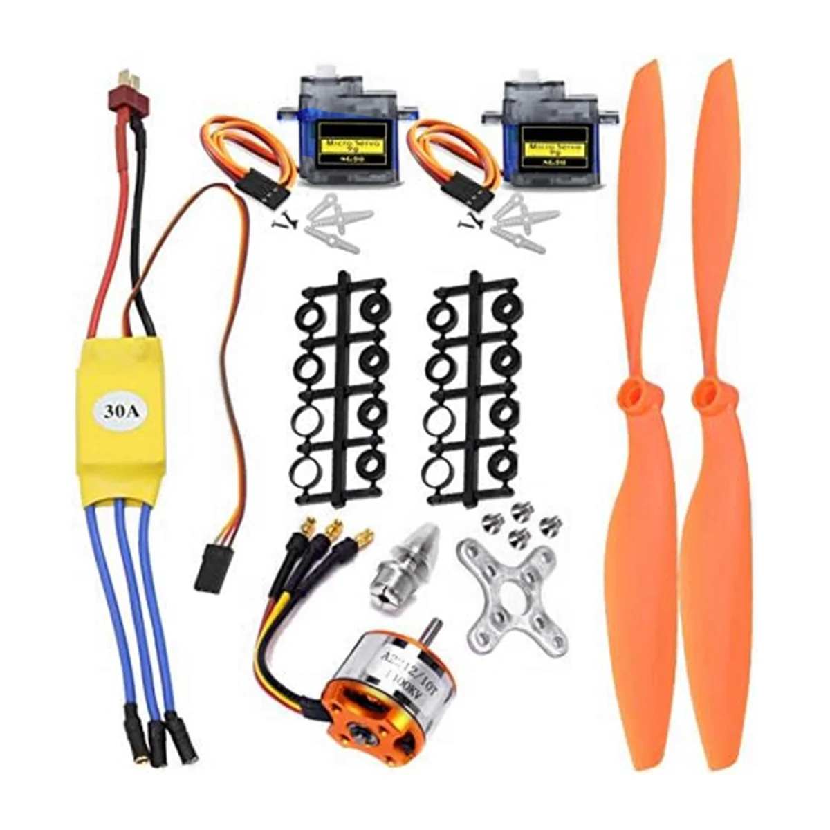 Мотор 2212 1400KV + 30A ESC + SG90 Servo + 8060 Набор пропеллеров для радиоуправляемого самолета квадрокоптера самолета вертолета с неподвижным крылом
Мотор 2212 1400KV + 30A ESC + SG90 Servo + 8060 Набор пропеллеров для радиоуправляемого самолета квадрокоптера самолета вертолета с неподвижным крылом