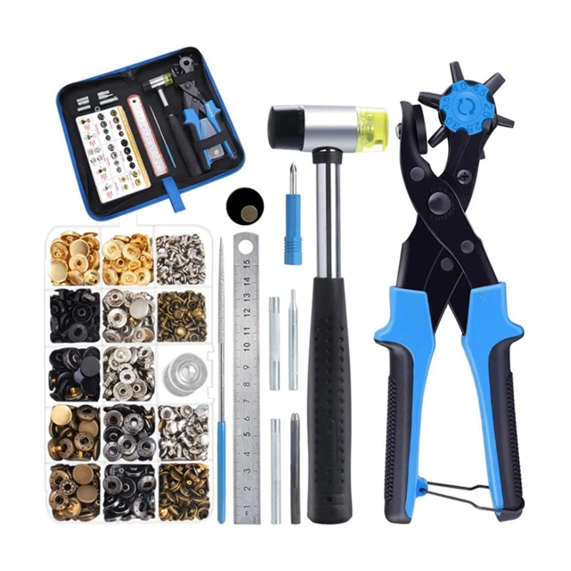 1Sets Metal Snaps Button Fasteners + Installation Tools Kit For Clothes Garment Bag Shoes Leathercraft
1Sets Metal Snaps Button Fasteners + Installation Tools Kit For Clothes Garment Bag Shoes Leathercraft