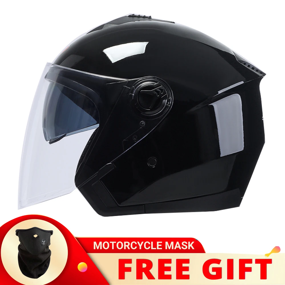 New BLD Summer Classic Open Face Dual Lens Motorcycle Helmet Cafe Racer Scooter Motorbike Racing 3/4 Jet Casco Moto Capacete
New BLD Summer Classic Open Face Dual Lens Motorcycle Helmet Cafe Racer Scooter Motorbike Racing 3/4 Jet Casco Moto Capacete