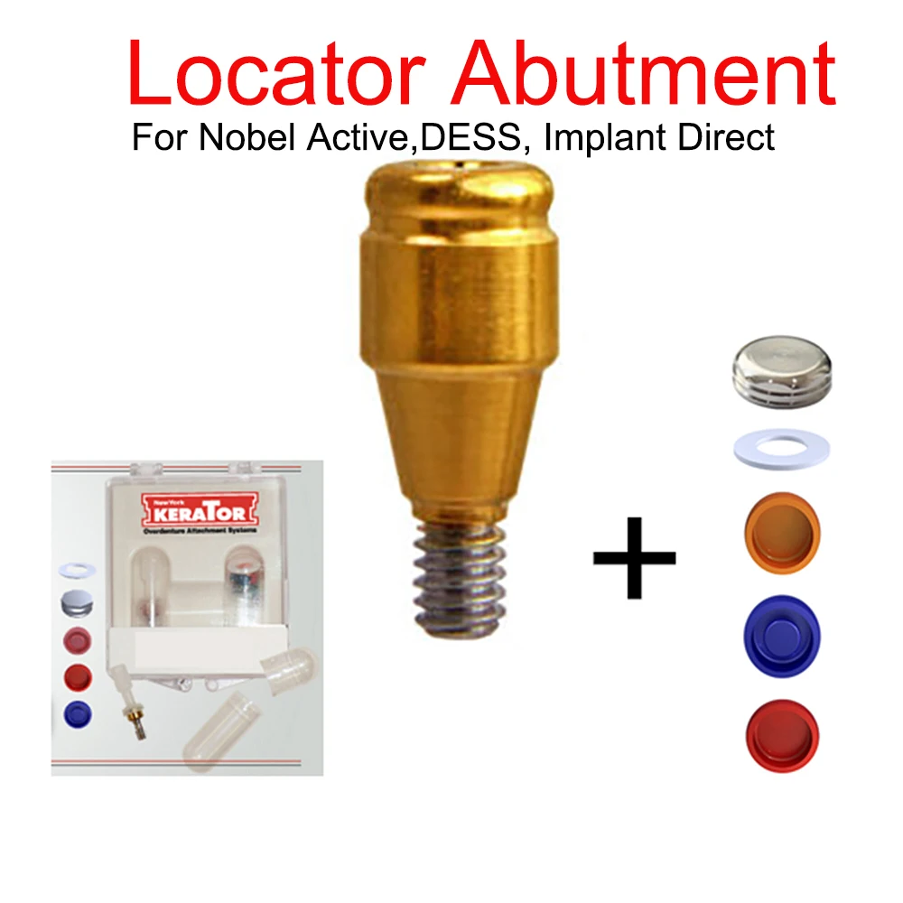 

Nobel active Locator abutment Overdenture Attachment Kit Dentium Implant accessories