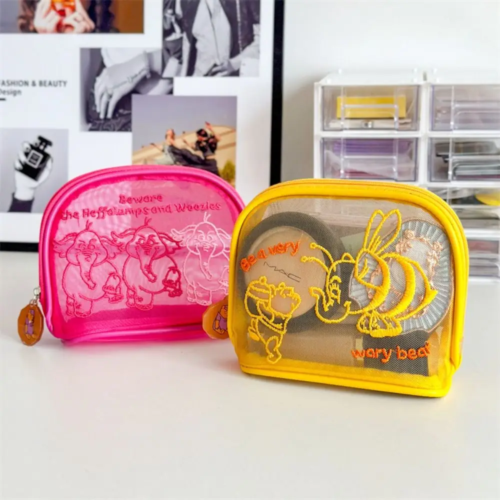 Embroidered Elephant Makeup Bag Large Capacity Lipstick Bag Printing Cosmetic Bag Toiletry Organizer Portable Mesh Storage Bag
Embroidered Elephant Makeup Bag Large Capacity Lipstick Bag Printing Cosmetic Bag Toiletry Organizer Portable Mesh Storage Bag