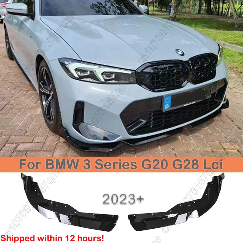 For BMW 3 Series G20 G28 Lci 2023-2024+ 2Pcs/Set MP Style Car Front Bumper Splitter Lip Spoiler Diffuser Guard Body Kit Cover
For BMW 3 Series G20 G28 Lci 2023-2024+ 2Pcs/Set MP Style Car Front Bumper Splitter Lip Spoiler Diffuser Guard Body Kit Cover