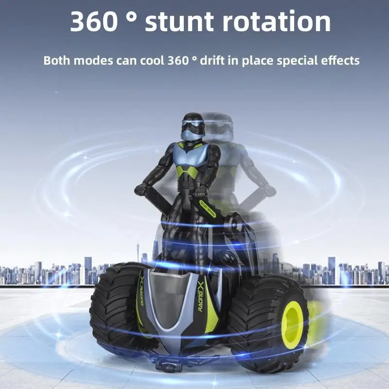 

New Spinning Stunt Car 2.4g Remote Control Transforming Motorcycle 360 ° Rotation Upside Down Walking Stunt Drift Motorcycle