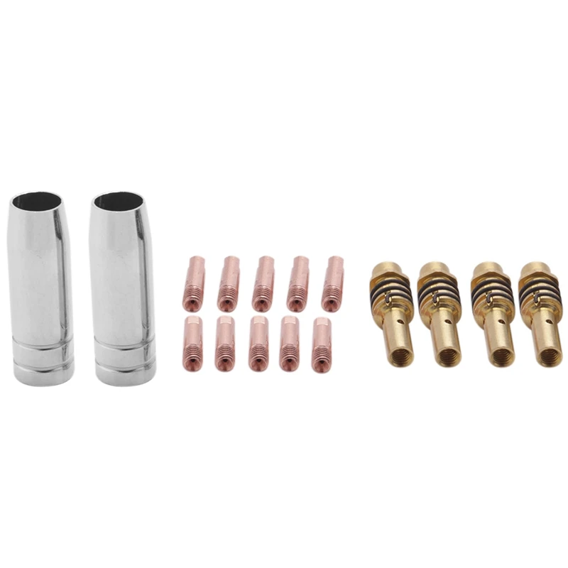 Mig Welding Nozzles For Welding Machine 16 Pcs Gold Tip Contact Tips For Mig Welding Machine - 0.8Mm
Mig Welding Nozzles For Welding Machine 16 Pcs Gold Tip Contact Tips For Mig Welding Machine - 0.8Mm