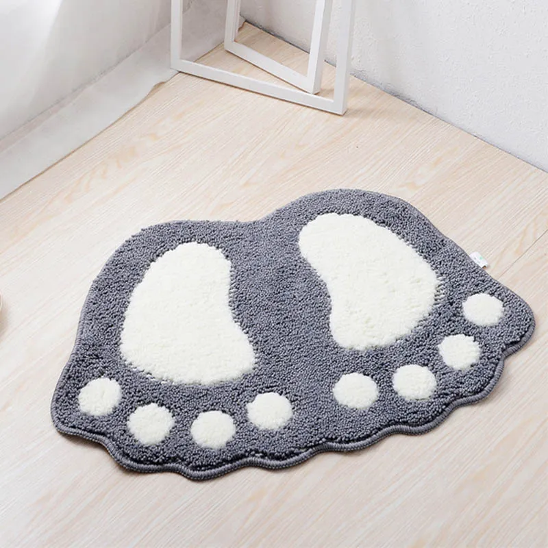 Thick Fluff Fiber Bath Mats Non-Slip Entrance Mat Super Absorbent Foot Mat Shower Room Doormat Cartoon Feet Carpet Washable
Thick Fluff Fiber Bath Mats Non-Slip Entrance Mat Super Absorbent Foot Mat Shower Room Doormat Cartoon Feet Carpet Washable