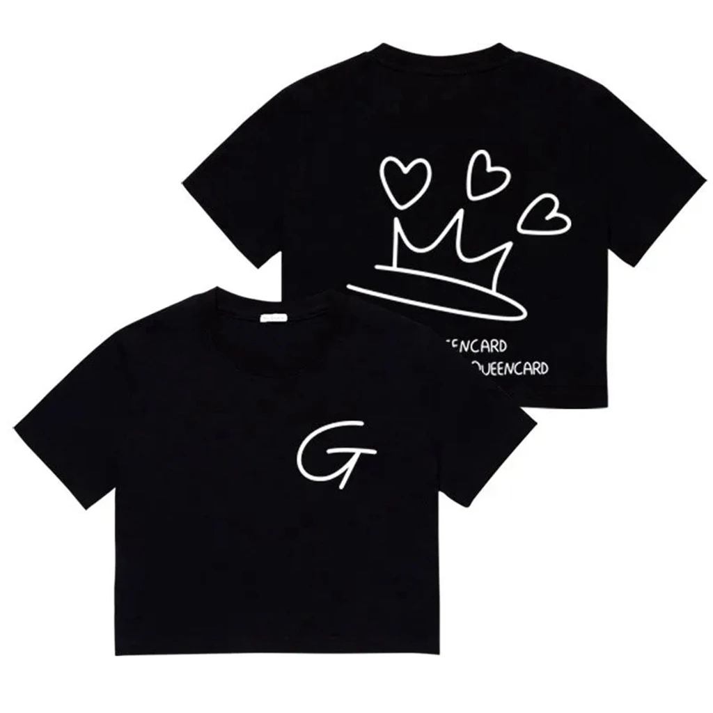 KPOP I am FREE-TY Women Harajuku Cotton Black Loose T-shirt Round Neck Short Sleeve Casual Unisex Streetwear Tee Top
KPOP I am FREE-TY Women Harajuku Cotton Black Loose T-shirt Round Neck Short Sleeve Casual Unisex Streetwear Tee Top