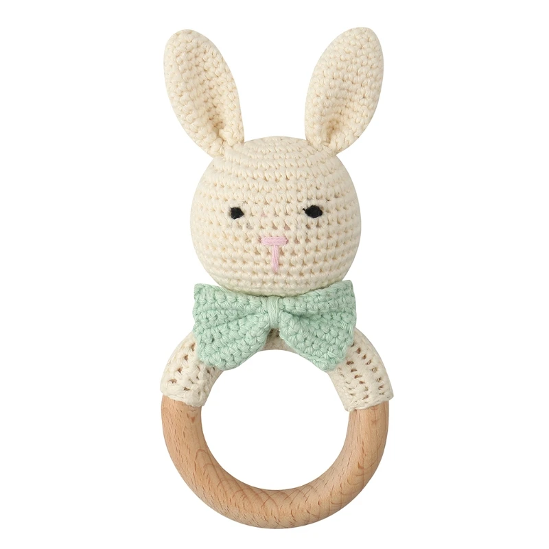 Baby Teether Wooden Ring Handmade BPA Free Chewing Teething Cotton Thread Crochet Animal Rattle Knitted Hand
Baby Teether Wooden Ring Handmade BPA Free Chewing Teething Cotton Thread Crochet Animal Rattle Knitted Hand