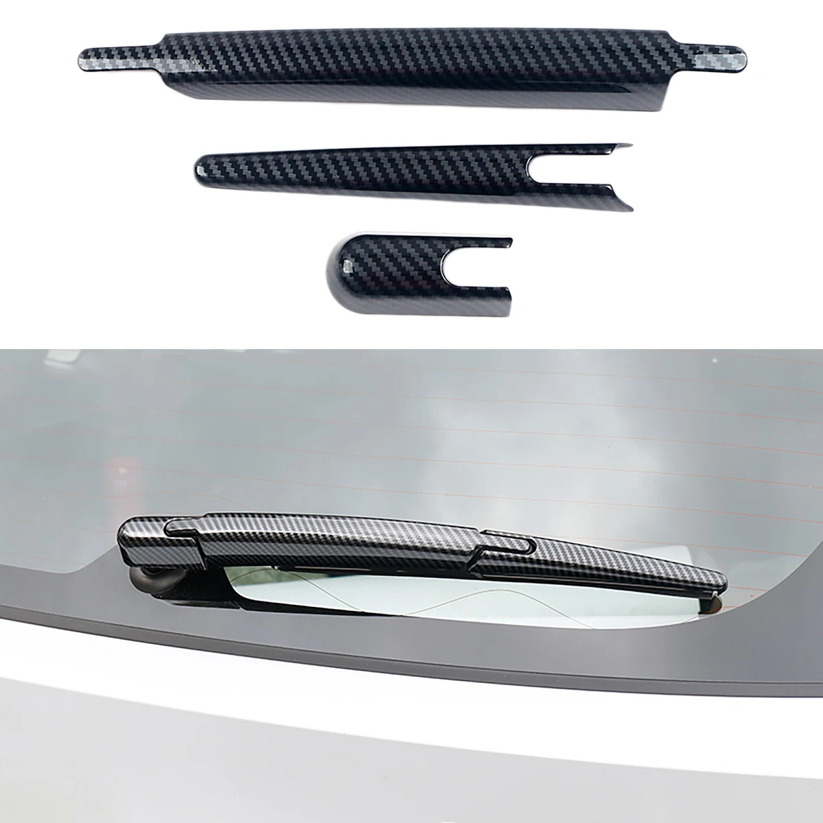 For 2022 2023 2024 Mitsubishi Outlander ABS Carbon Fiber Car Rear Window Wiper Blade Cover Trim Accessories
For 2022 2023 2024 Mitsubishi Outlander ABS Carbon Fiber Car Rear Window Wiper Blade Cover Trim Accessories
