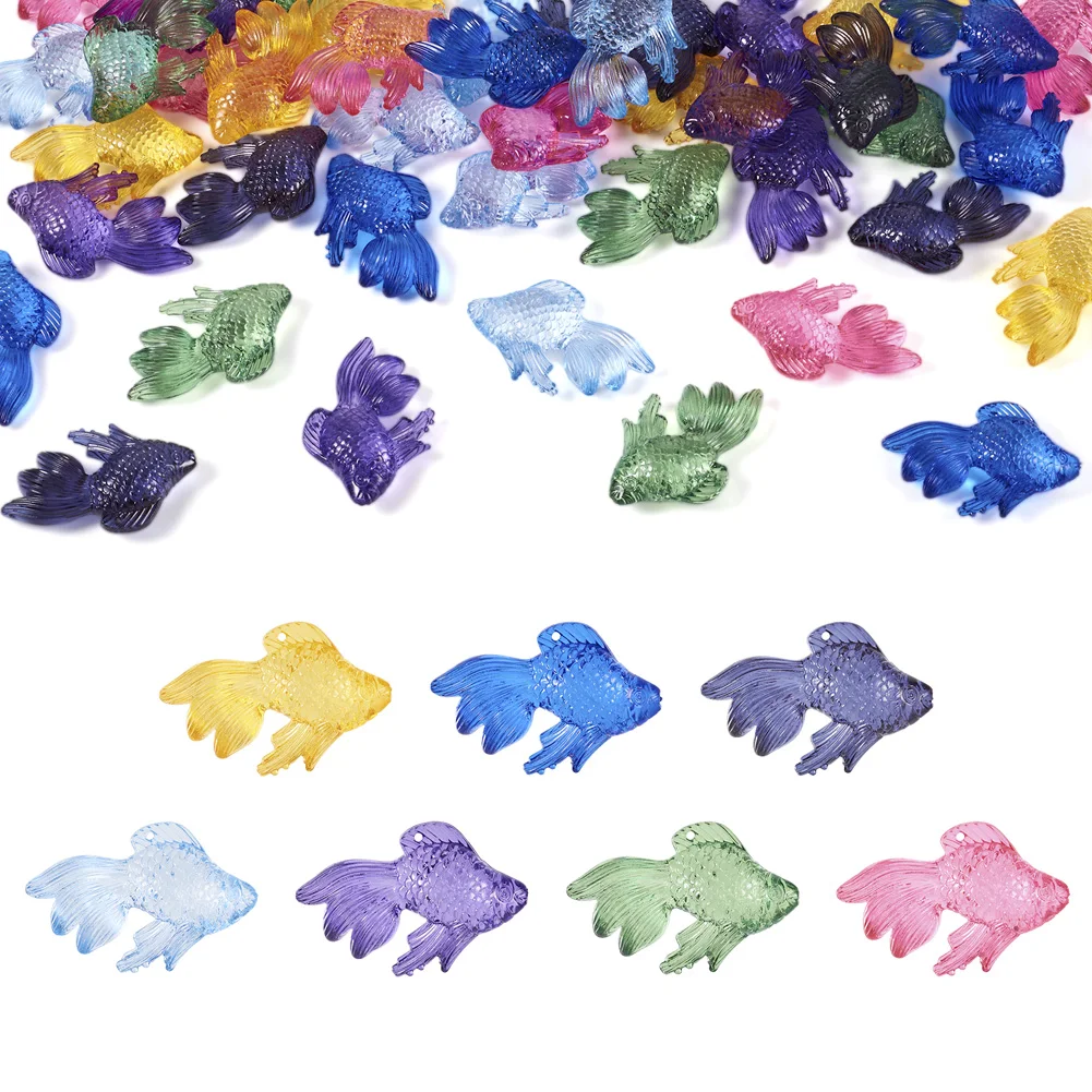 42Pcs Goldfish Transparent Acrylic Pendants For Jewelry Making Earrings Charms Keychain DIY Accessories
42Pcs Goldfish Transparent Acrylic Pendants For Jewelry Making Earrings Charms Keychain DIY Accessories