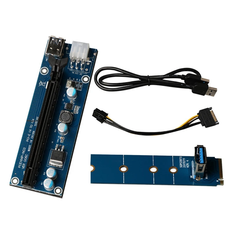 Переходник NGFF M.2 на USB 3,0 PCI Express, адаптер, карта M.2 на PCI E X16, переходник со слотом, видеокарта, Удлинительный кабель
Переходник NGFF M.2 на USB 3,0 PCI Express, адаптер, карта M.2 на PCI E X16, переходник со слотом, видеокарта, Удлинительный кабель