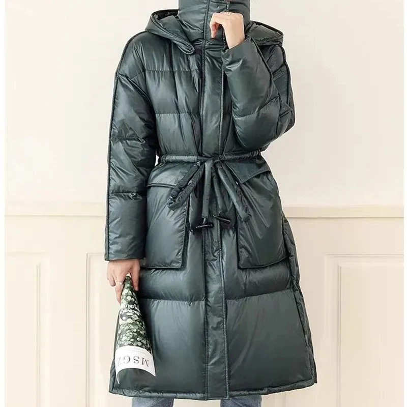2023 New Women Down Jacket Winter Coat Female Mid Length Version Loose Thick Parkas A-line Cape Shape Outwear Hooded Overcoat
2023 New Women Down Jacket Winter Coat Female Mid Length Version Loose Thick Parkas A-line Cape Shape Outwear Hooded Overcoat
