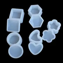 Resin Silicone Mold Storage Box Mold for Jewelry Making Heart Shape Cut Mold DIY Crystal Epoxy Gift Box Jewelry Tools Moulds
Resin Silicone Mold Storage Box Mold for Jewelry Making Heart Shape Cut Mold DIY Crystal Epoxy Gift Box Jewelry Tools Moulds