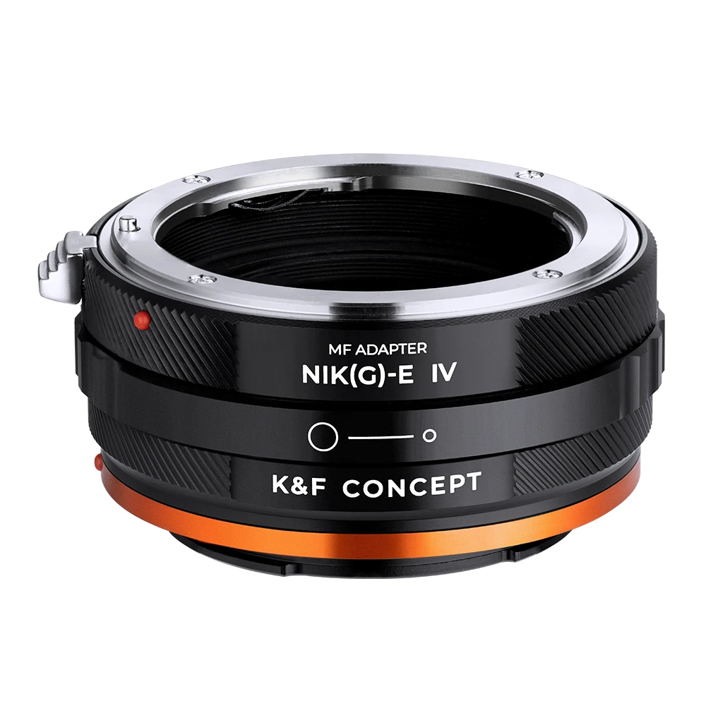 

K&F Concept NIK(G)-E Nikon F AI G Mount Lens to E FE Cameras Adapter Ring with Control Ring for Sony A6400 A7M3 A7R3 A7M4 A7R4