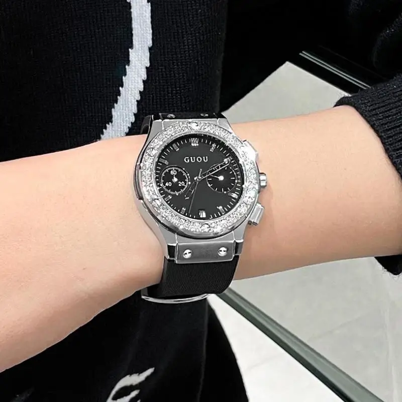 Fashion Round Quartz Sport Dial Casual Wrist Watches Rubber Strap Fashionable Clock Waterproof Wristwatch for Women
Fashion Round Quartz Sport Dial Casual Wrist Watches Rubber Strap Fashionable Clock Waterproof Wristwatch for Women