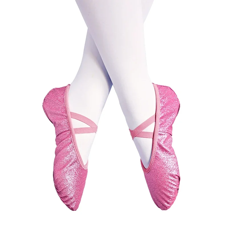 2024 New Summer Girls Ballet Shoes Glitter Pink Flat Ballet Dancing Slippers Dance Shoes For Adult Women Kids Children 
2024 New Summer Girls Ballet Shoes Glitter Pink Flat Ballet Dancing Slippers Dance Shoes For Adult Women Kids Children