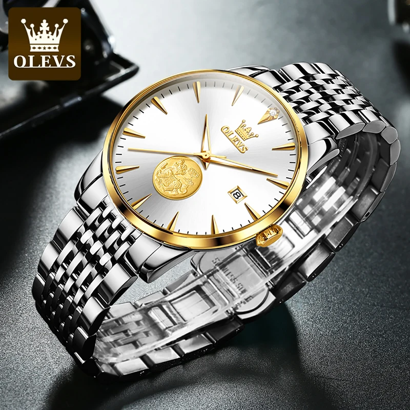 OLEVS Automatic Mechanical Watch 2023 New Luxury Mens Watches Watch Steel Strap Simple Calendar Display Luminous Waterproof 6665
OLEVS Automatic Mechanical Watch 2023 New Luxury Mens Watches Watch Steel Strap Simple Calendar Display Luminous Waterproof 6665