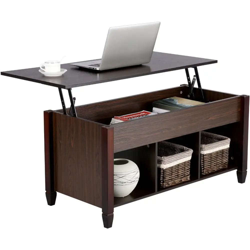 Easyfashion High Load-bearing Strong Stable and Durable Modern Wood Lift Top Coffee Table Espresso
Easyfashion High Load-bearing Strong Stable and Durable Modern Wood Lift Top Coffee Table Espresso