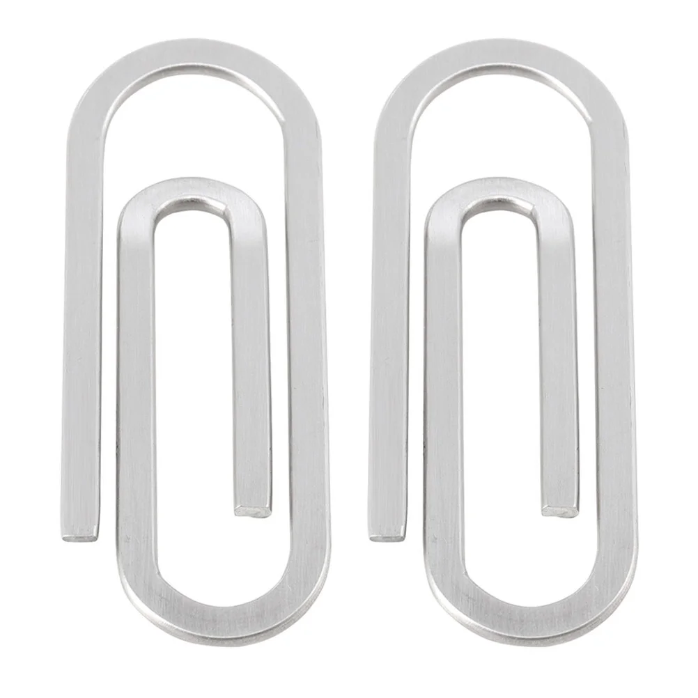 2 Pcs Paper Clip Stationery Bracket Book Food Bag Clips Slim Wallet for Men Multipurpose Holders Securing
2 Pcs Paper Clip Stationery Bracket Book Food Bag Clips Slim Wallet for Men Multipurpose Holders Securing