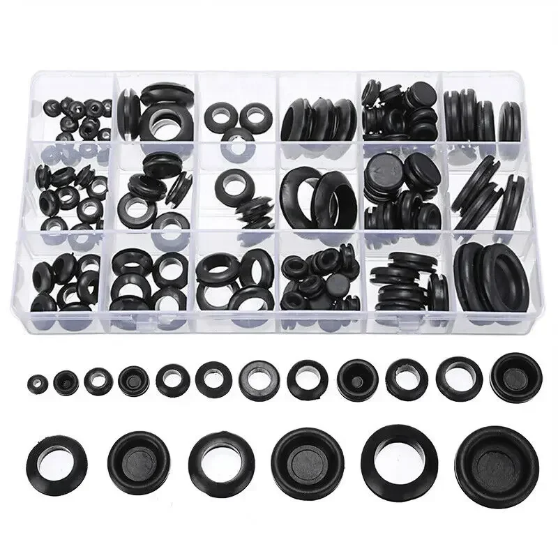 125pcs Rubber Grommet Firewall Hole Plug Retaining Ring Set Car Electrical Wire Gasket Kit For Cylinder Valve Water Pipe
125pcs Rubber Grommet Firewall Hole Plug Retaining Ring Set Car Electrical Wire Gasket Kit For Cylinder Valve Water Pipe