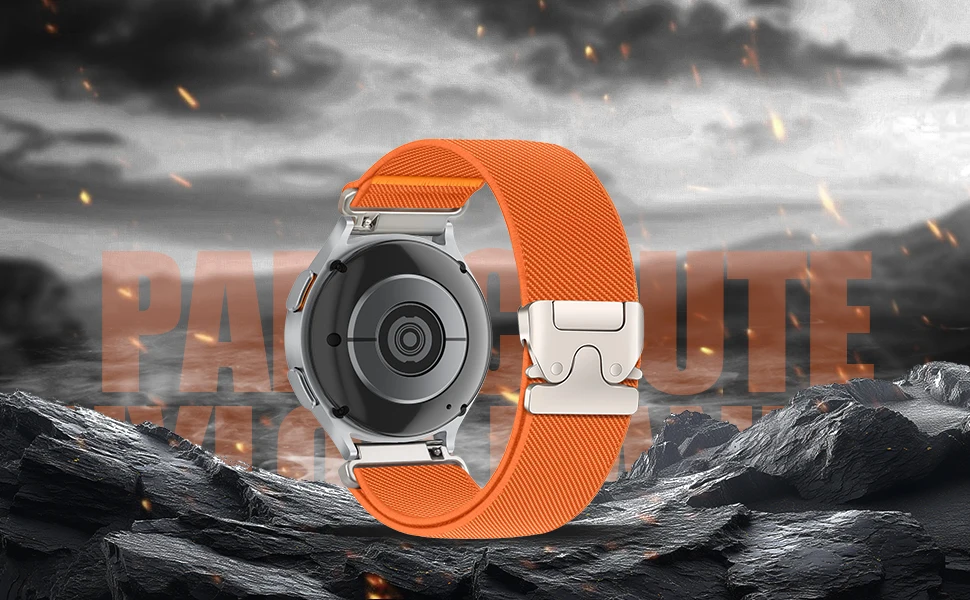 20mm 22mm watch Straps For Samsung Galaxy Watch 7/FE/5/pro/6/4/Classic/3 Parachute Bracelet correa Huawei watch GT 2 3 4 5 Band 20mm 22mm watch Straps For Samsung Galaxy Watch 7/FE/5/pro/6/4/Classic/3 Parachute Bracelet correa Huawei watch GT 2 3 4 5 Band