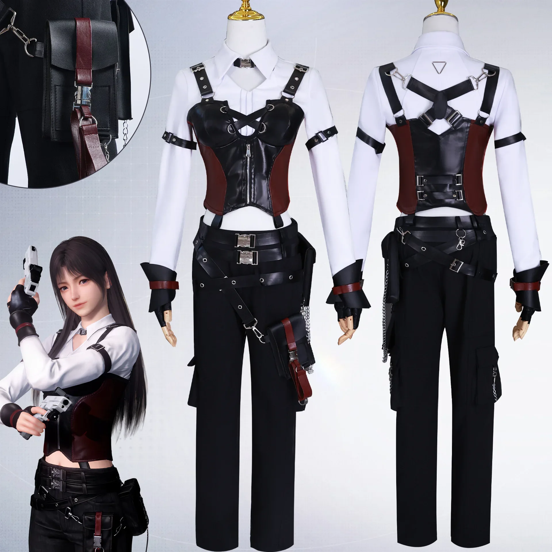 Game Mr Love Cosplay Costume Miss Hunter Cosplay Costume Anime Role Play Carnival Party Clothes
Game Mr Love Cosplay Costume Miss Hunter Cosplay Costume Anime Role Play Carnival Party Clothes
