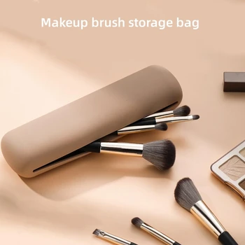 Makeup Bag Makeup Brush Pouch Cosmetic Organizer Travel Holder Storage Brush Case Brush Makeup Bag Pouch Silicon Makeup Bag