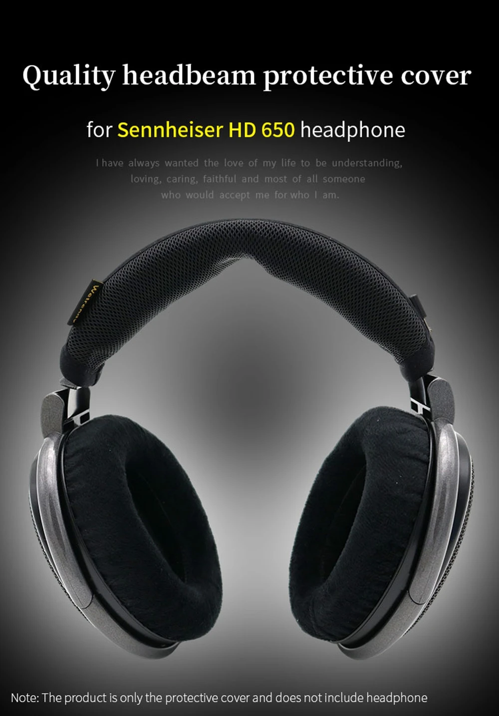 Headphone Head Beam Cover for SENNHEISER HD 650 Earphone Protective Case HD650 Headset Headbeam Sleeve Headphone Head Beam Cover for SENNHEISER HD 650 Earphone Protective Case HD650 Headset Headbeam Sleeve