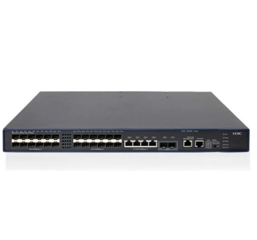 H3C LS-S5500-34F-HI 24 optical ports+4 electrical ports Gigabit core layer switch
H3C LS-S5500-34F-HI 24 optical ports+4 electrical ports Gigabit core layer switch
