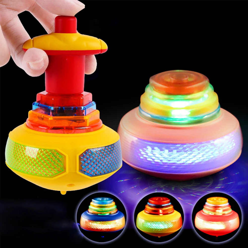 New Gyro Toy Rotate Laser Color Flash LED Light Music Sonoluminescent Gyroscope With Launcher Classic Hot Sell Kids Gifts
New Gyro Toy Rotate Laser Color Flash LED Light Music Sonoluminescent Gyroscope With Launcher Classic Hot Sell Kids Gifts