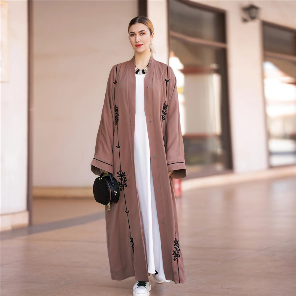 Open Abayas Embroidery Muslim Woman Kimono Cardigan Islam Clothing Arab Dress Kaftan Ramadan Dubai Turkish Femme Musulmane Robes
Open Abayas Embroidery Muslim Woman Kimono Cardigan Islam Clothing Arab Dress Kaftan Ramadan Dubai Turkish Femme Musulmane Robes