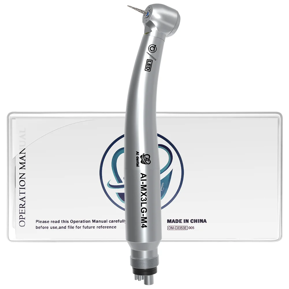 MX3LG Air Turbine Self-Generator LED High Speed Hand Piece Torque Head For Dental Chair Supply Consumables Dentists Goods
MX3LG Air Turbine Self-Generator LED High Speed Hand Piece Torque Head For Dental Chair Supply Consumables Dentists Goods