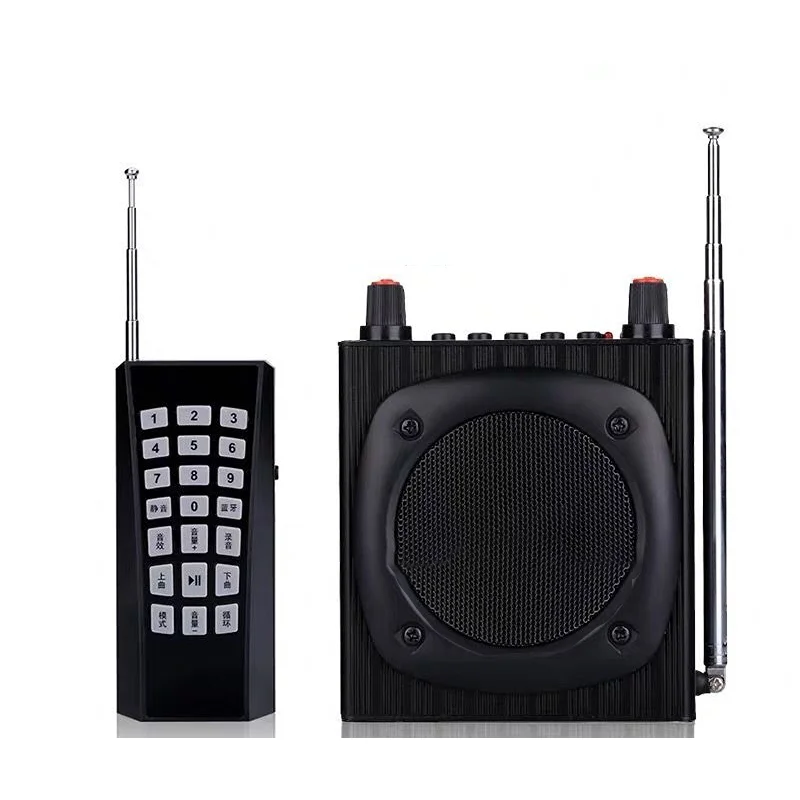 

Remotely Remote Control Speaker Portable High Power Audio Media Machine TF Card U Disk Player FM Radio Outdoor Teaching Speakers