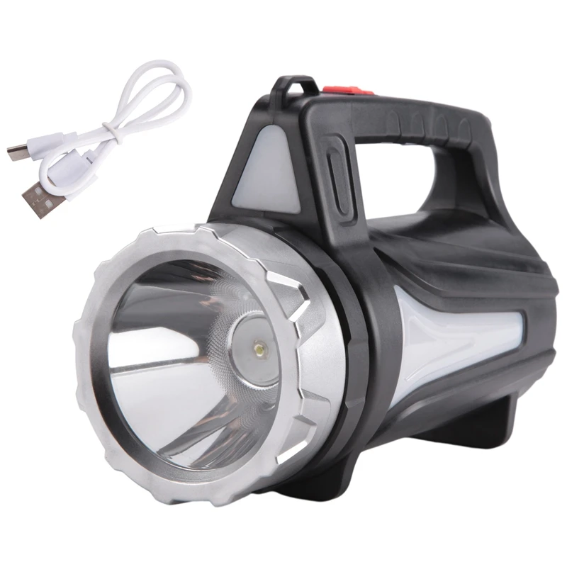 

Портативный фонарик, USB Перезаряжаемый водонепроницаемый ручной фонарик, фонарики для наружного кемпинга, походов
