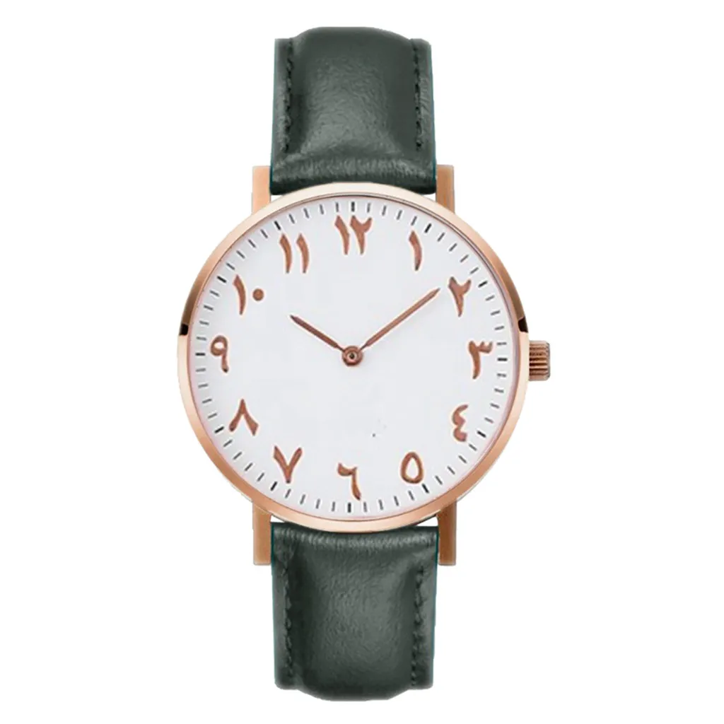 

Women Fashion Watch Leather Strap Watch Round Dial Quartz Wristwatches Casual Simple Clock For Gift Ladies Relogios Feminino