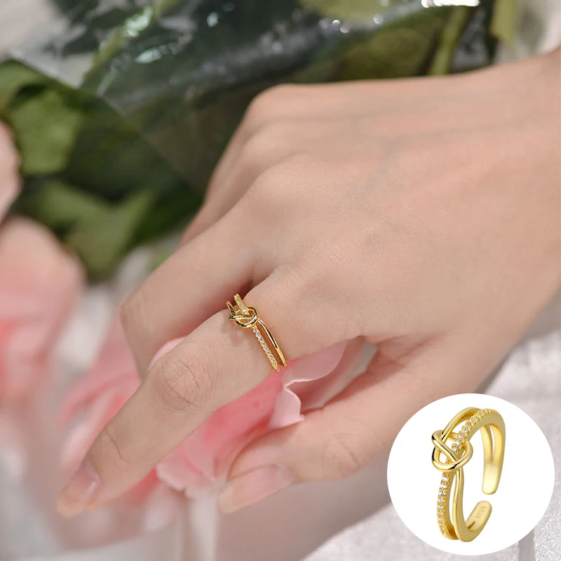 100% 925 Sterling Silver Zircon Geometric Open Ring for Women Girl Knot Love Heart Design Jewelry Party Gift Dropshipping
100% 925 Sterling Silver Zircon Geometric Open Ring for Women Girl Knot Love Heart Design Jewelry Party Gift Dropshipping