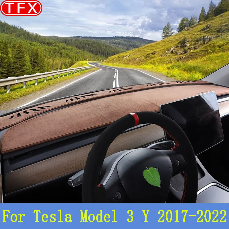 Flannel Car Dashboard Cover Pad For Tesla Model Y 2017-2021 Sunshade Anti-Uv Dash Mat Cover Carpet Rug Auto Interior Accessories
Flannel Car Dashboard Cover Pad For Tesla Model Y 2017-2021 Sunshade Anti-Uv Dash Mat Cover Carpet Rug Auto Interior Accessories