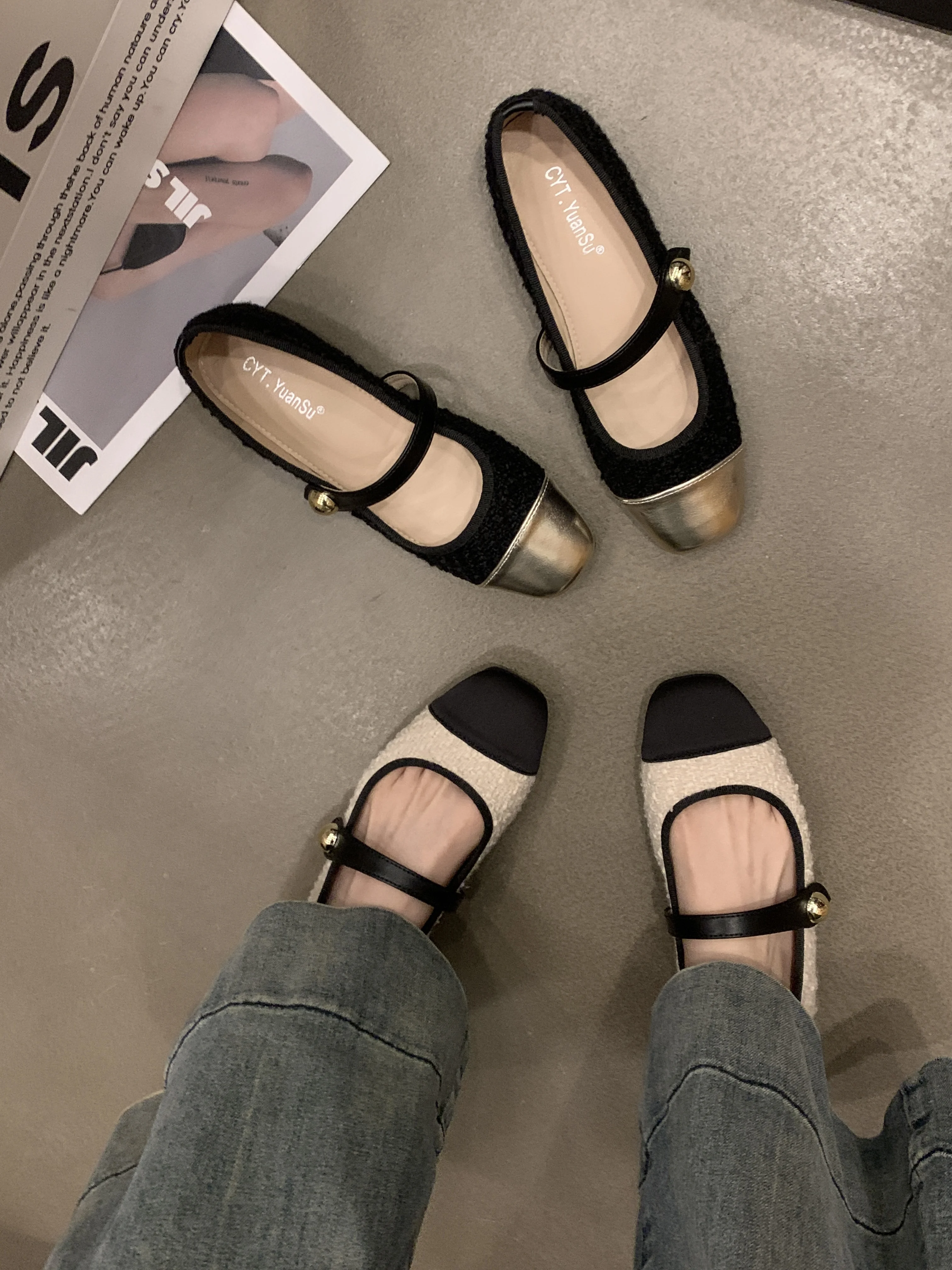 

Туфли женские с квадратным носком, повседневные холщовые кроссовки, с круглым носком, на плоской подошве, удобная классическая обувь, осень 2023