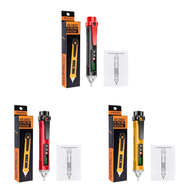 Voltage Tester/Non-Contact Voltage Tester AC 12V-1000V Live/Null Wire Tester Electrical Tester Wire Breakpoint Finder
Voltage Tester/Non-Contact Voltage Tester AC 12V-1000V Live/Null Wire Tester Electrical Tester Wire Breakpoint Finder