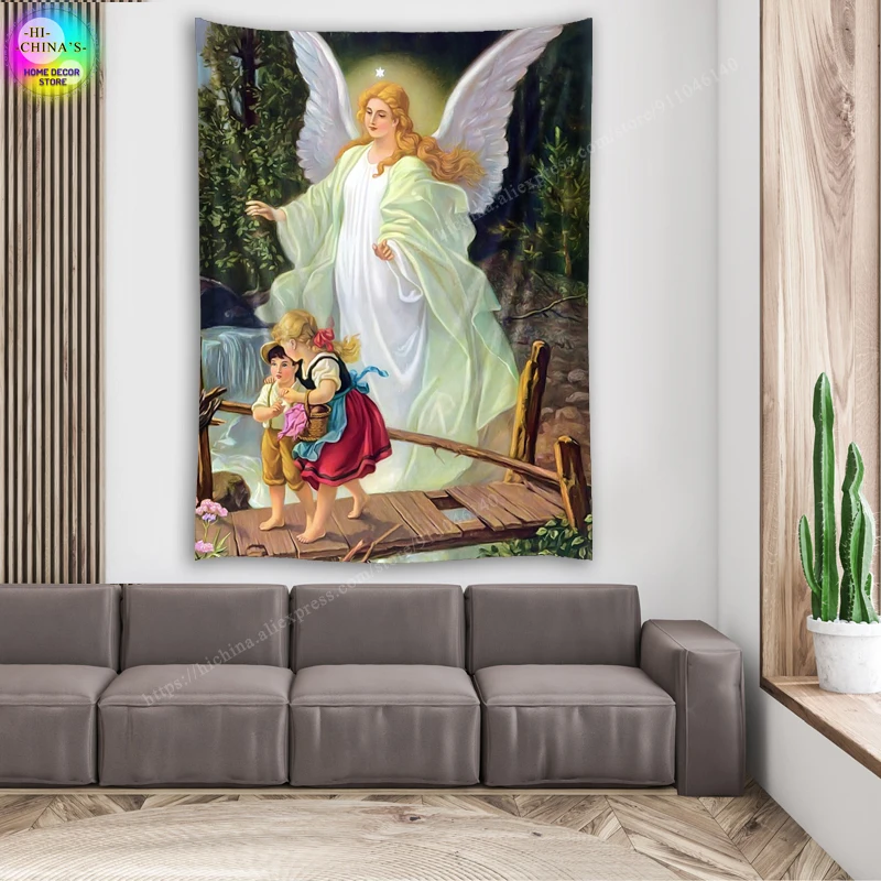 Angel Khranitel Tapestry Jesus Blesses Kids Medieval Decoration Christ Hanging Room Vintage Mural Aesthetic Wall Art Wall Decor
Angel Khranitel Tapestry Jesus Blesses Kids Medieval Decoration Christ Hanging Room Vintage Mural Aesthetic Wall Art Wall Decor