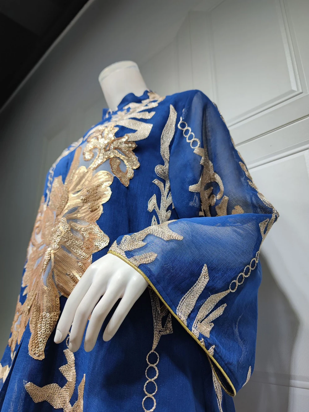 Maxi Dress Golden Sequins Embroidery Green White Abaya Woman Muslim Female Jalabiya Arabic Elegant Clothing Long Sleeves 222 Mallzona Sae7cfde4d7124483b0143056bf700342m Maxi Dress Golden Sequins Embroidery Green White Abaya Woman Muslim Female Jalabiya Arabic Elegant Clothing Long Sleeves Mallzona