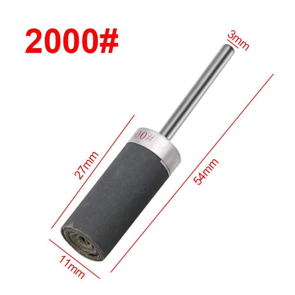 Durable Electric Grinder Die Grinder Sandpaper Stick Grinding Head P600-P1500 Polishing 12mm Diameter 3mm Shank
Durable Electric Grinder Die Grinder Sandpaper Stick Grinding Head P600-P1500 Polishing 12mm Diameter 3mm Shank