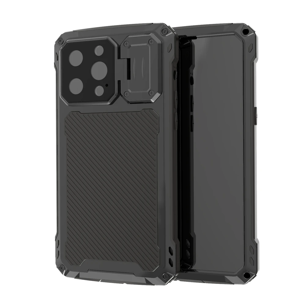 Military Grade Shockproof Metal Body Armor Case for iPhone 14 Pro Max/14 Pro Heavy Duty Defender Cover with Full Lens Protection
Military Grade Shockproof Metal Body Armor Case for iPhone 14 Pro Max/14 Pro Heavy Duty Defender Cover with Full Lens Protection
