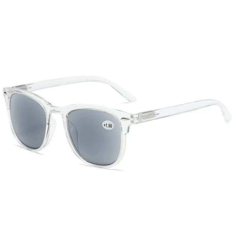 

Винтажные круглые очки для чтения двойного назначения серые линзы UV400 уличные солнцезащитные очки + 100 ~ + 400 компьютерная Лупа