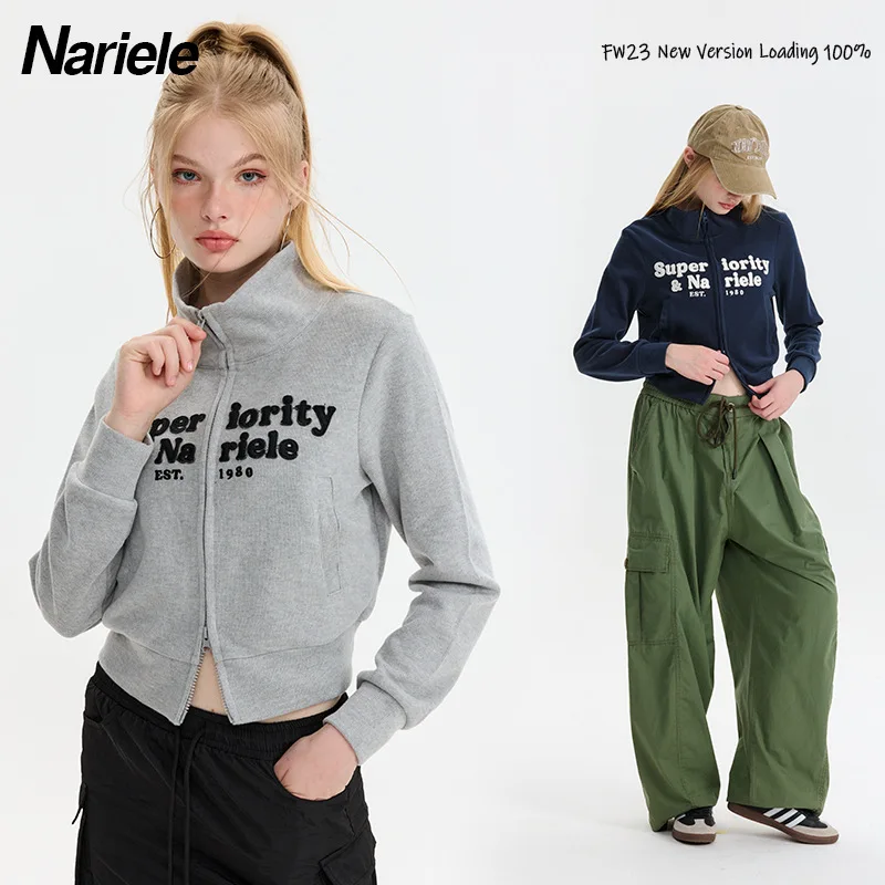Befree Autumn New Product Letter Embroidery Double Zipper Short Coat Long Sleeve Polo Neck Sweater Top Female
Befree Autumn New Product Letter Embroidery Double Zipper Short Coat Long Sleeve Polo Neck Sweater Top Female