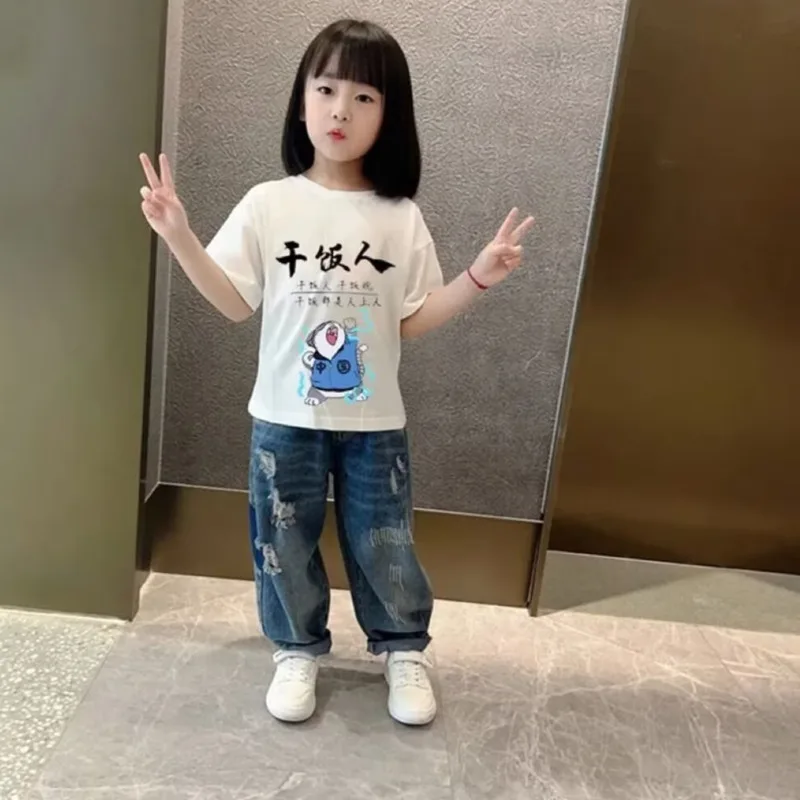 T-shirts Girl Clothes From 8 To 10 Years Short Sleeve Tee Shirt Infant Tops Children's Summer Clothing For Girls T-shirt Top
T-shirts Girl Clothes From 8 To 10 Years Short Sleeve Tee Shirt Infant Tops Children's Summer Clothing For Girls T-shirt Top